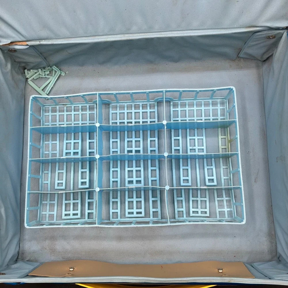 Matchbox Carry Case‎ Vintage 1978 Missing One Layer 24 Toy Car Storage Organizer